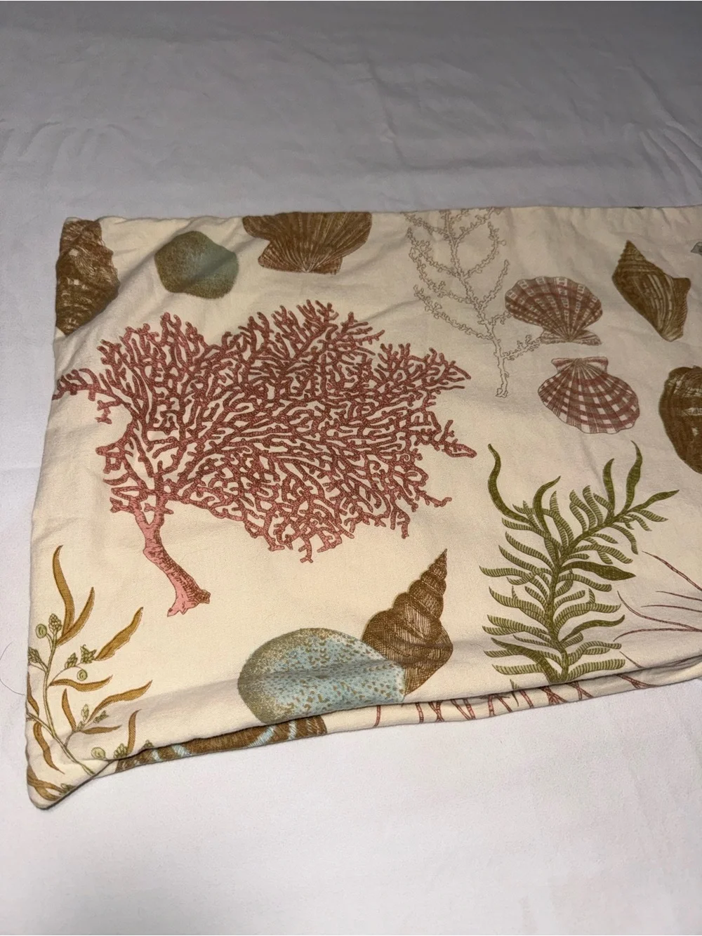 Pottery Barn Atlantic sea creature life  pillow cover